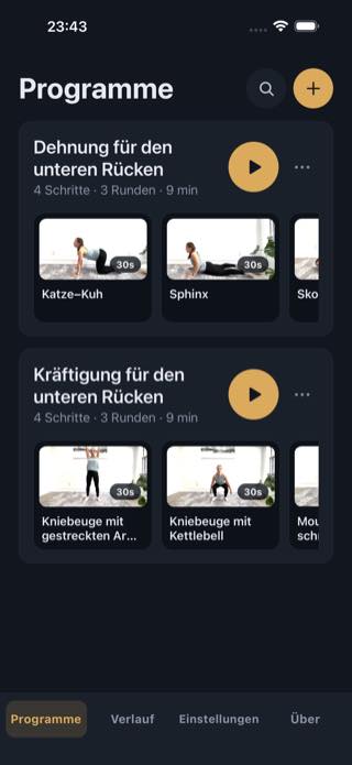 Programme — Timer: Workouts & Intervals