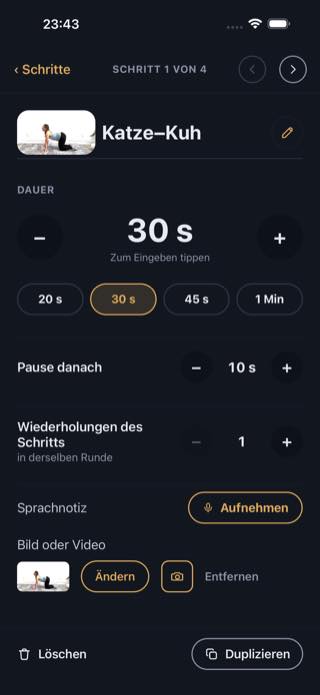 Schritte — Timer: Workouts & Intervals