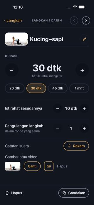 Langkah — Timer: Workouts & Intervals