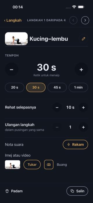 Langkah — Timer: Workouts & Intervals