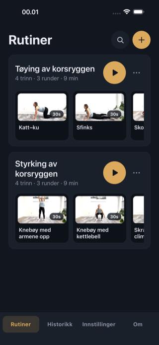 Rutiner — Timer: Workouts & Intervals