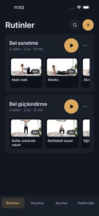 Rutinler — Timer: Workouts & Intervals