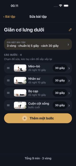 Sửa bài tập — Timer: Workouts & Intervals